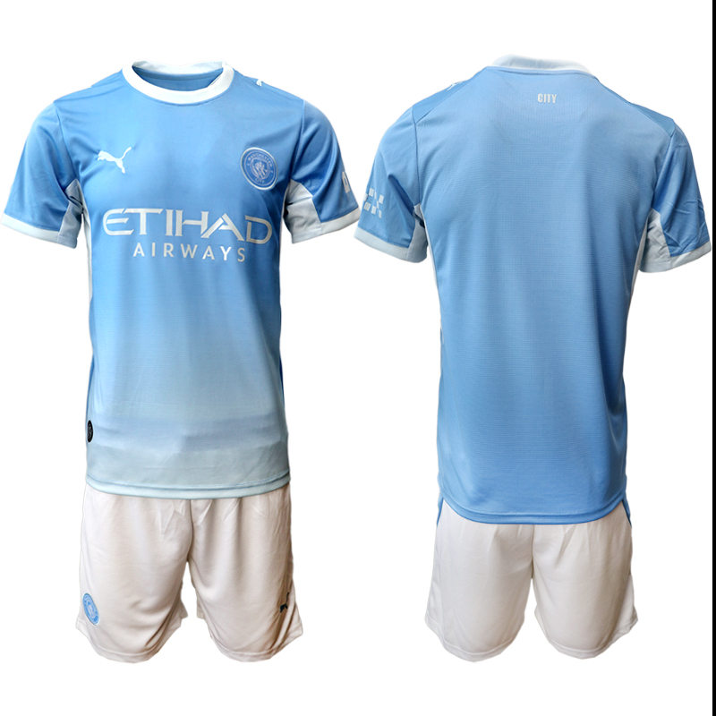 Men Manchester City home 2026 Soccer jersey->->Soccer Club Jersey